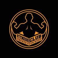 geschiktheid en bodybuilding logo ontwerp inspiratie vector