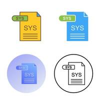 sys vector icoon