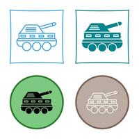 infanterie tank vector icoon