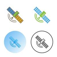 satelliet vector pictogram