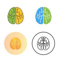 hersenen vector pictogram