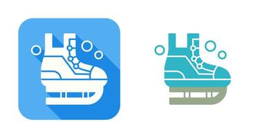ijs het schaatsen vector icoon