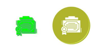 certificaat vector pictogram