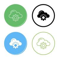 cloud computing vector icon