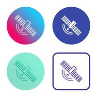 satelliet vector pictogram