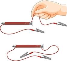 kracht van elektromagneet experiment wetenschap vector