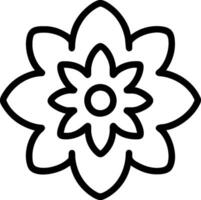 bloem kleurboek vector