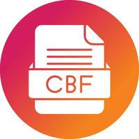 cbf het dossier formaat vector icoon