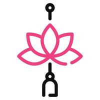 lotus lantaarn icoon illustratie, voor uiux, infografisch, enz vector