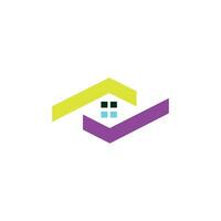 huis en gebouw logo en symbool vector