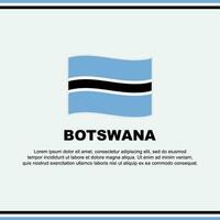 botswana vlag achtergrond ontwerp sjabloon. botswana onafhankelijkheid dag banier sociaal media na. botswana ontwerp vector