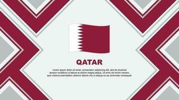 qatar vlag abstract achtergrond ontwerp sjabloon. qatar onafhankelijkheid dag banier behang vector illustratie. qatar vector