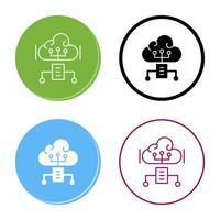 cloud computing vector icon