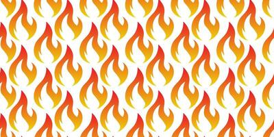 geel brand vlam naadloos patroon vector