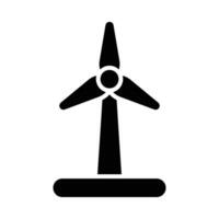 windmolen vector glyph icoon voor persoonlijk en reclame gebruiken.