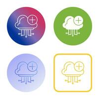 cloud computing vector icon