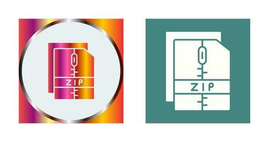 ritssluiting het dossier vector icoon