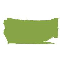 groen inkt verf borstel beroerte vector
