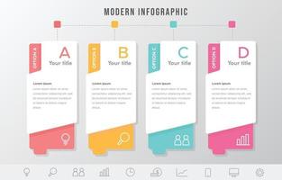 moderne infographic sjabloon vector