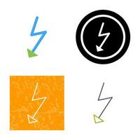 uniek flash vector icoon