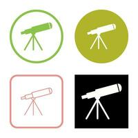 telescoop vector pictogram