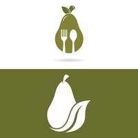 avocado vector sjabloon pictogram ontwerp