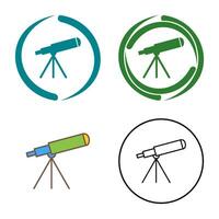 telescoop vector pictogram