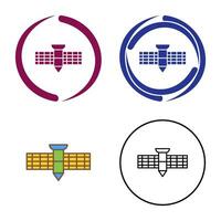 satelliet vector pictogram