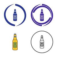 bier fles vector icoon