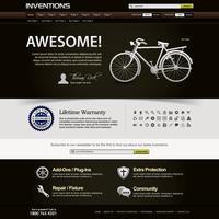 Web Design Website Element Template. vector