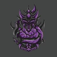 illustratie illustratie ninja summoner vector