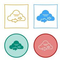 cloud computing vector icon