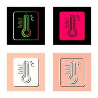 thermometer vector pictogram