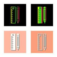 liniaal vector pictogram