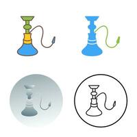 uniek hookah vector icoon