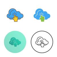 cloud computing vector icon