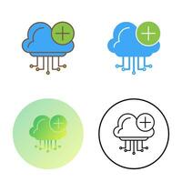 cloud computing vector icon