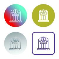 bank vector pictogram