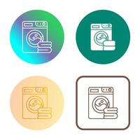 wasmachine vector pictogram