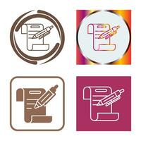 contract vector pictogram