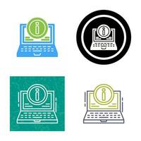 laptop vector pictogram