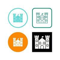 kasteel vector pictogram