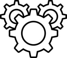 uitrusting instelling symbool icoon vector afbeelding. illustratie van de industrieel wiel mechine mechanisme ontwerp beeld