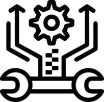 uitrusting instelling symbool icoon vector afbeelding. illustratie van de industrieel wiel mechine mechanisme ontwerp beeld