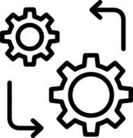 uitrusting instelling symbool icoon vector afbeelding. illustratie van de industrieel wiel mechine mechanisme ontwerp beeld