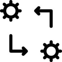 uitrusting instelling symbool icoon vector afbeelding. illustratie van de industrieel wiel mechine mechanisme ontwerp beeld