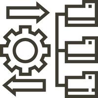 uitrusting instelling symbool icoon vector afbeelding. illustratie van de industrieel wiel mechine mechanisme ontwerp beeld