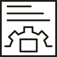 uitrusting instelling symbool icoon vector afbeelding. illustratie van de industrieel wiel mechine mechanisme ontwerp beeld