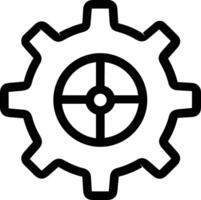 uitrusting instelling symbool icoon vector afbeelding. illustratie van de industrieel wiel mechine mechanisme ontwerp beeld