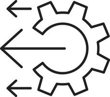 uitrusting instelling symbool icoon vector afbeelding. illustratie van de industrieel wiel mechine mechanisme ontwerp beeld